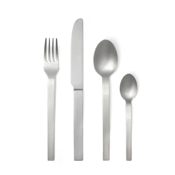 Bitz Living Cutlery Box 16pcs each 4 Dinner Fork, Dinner Knife, Dinner Spoon, Coffee Spoon Filippa Satin